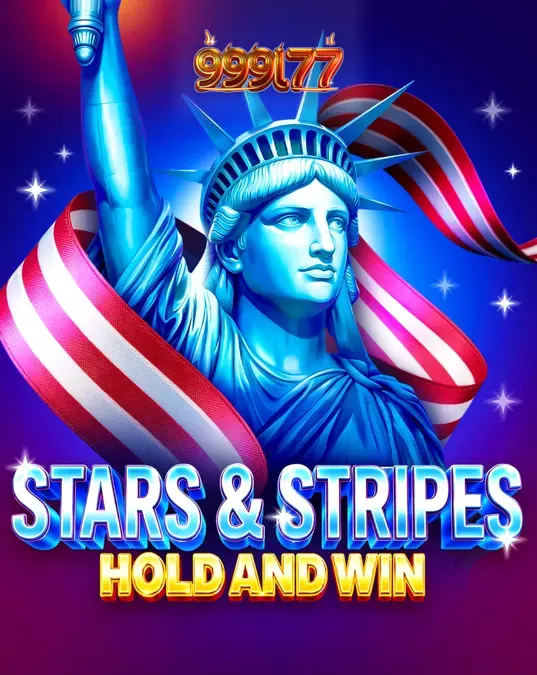 Tampilan visual slot Stars & Stripes Hold and Win dengan tema patriotik Amerika